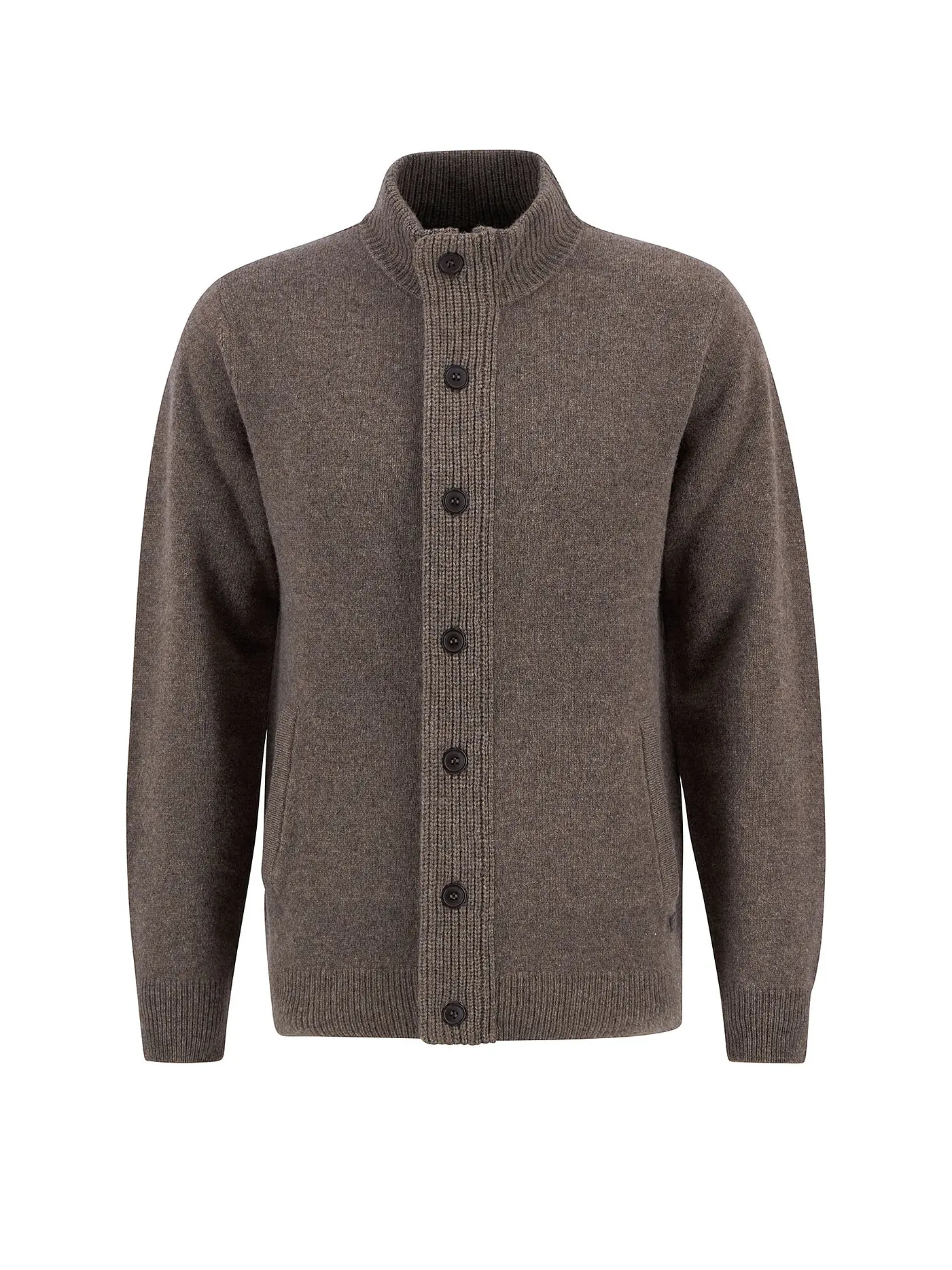 BARBOUR | Strickjacke ESSENTIAL | braun